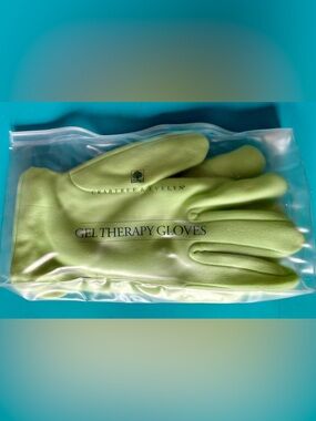 New Crabtree & Evelyn hand Gel Therapy green Gloves wellness self care home spa